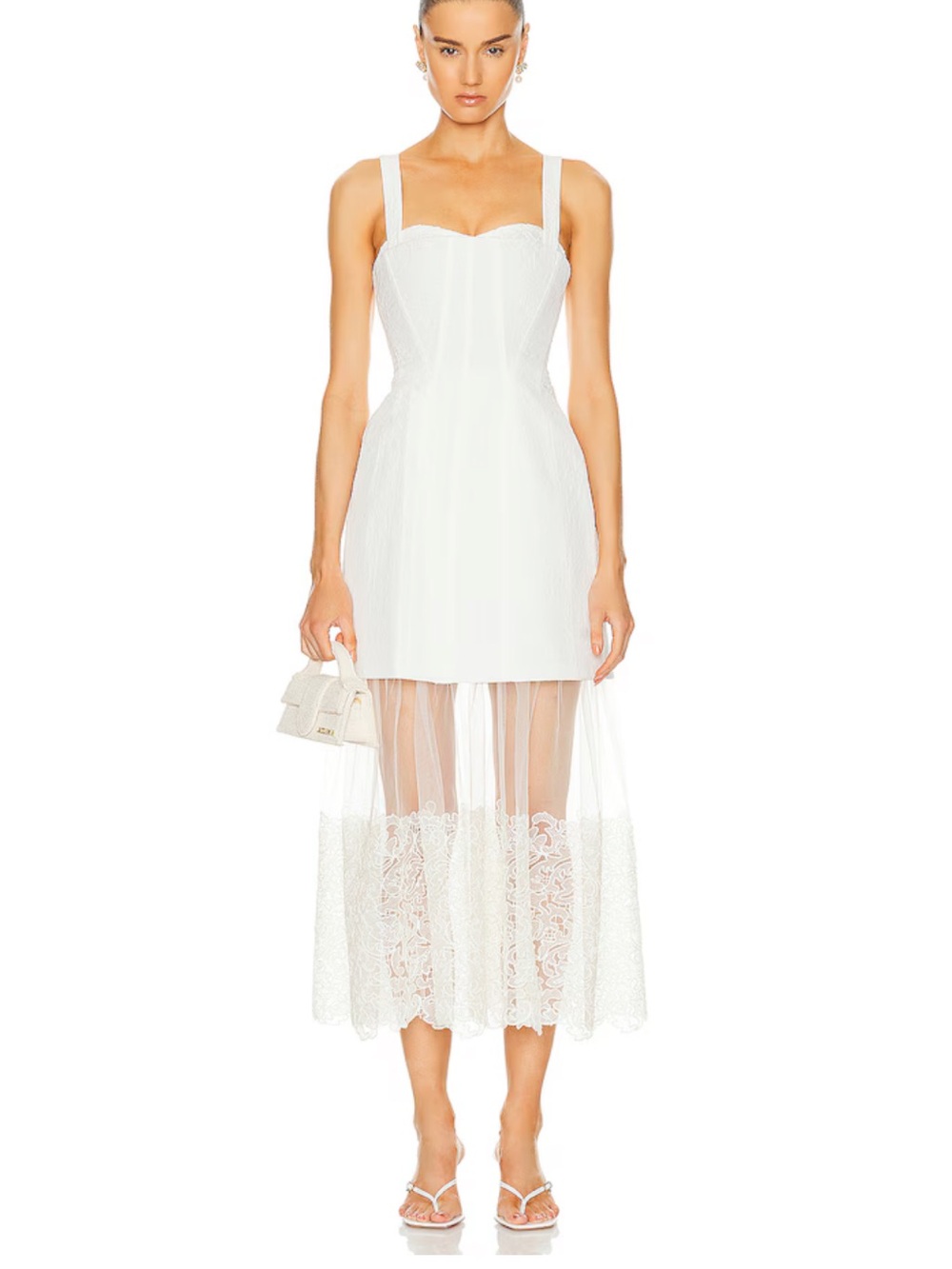 Simkhai callan bustier midi dress